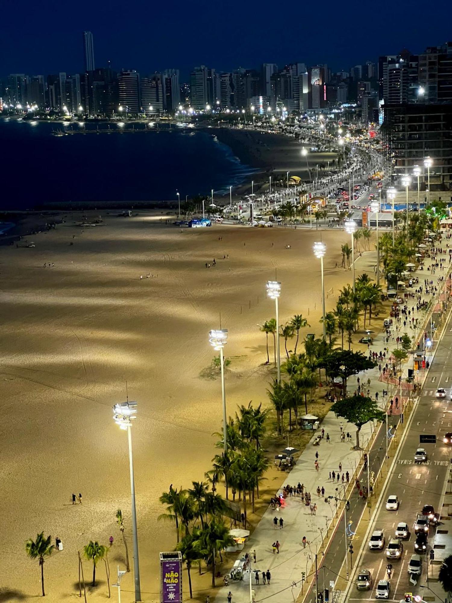 Flat Praia De Iracema Vista Mar 福塔雷萨 外观 照片