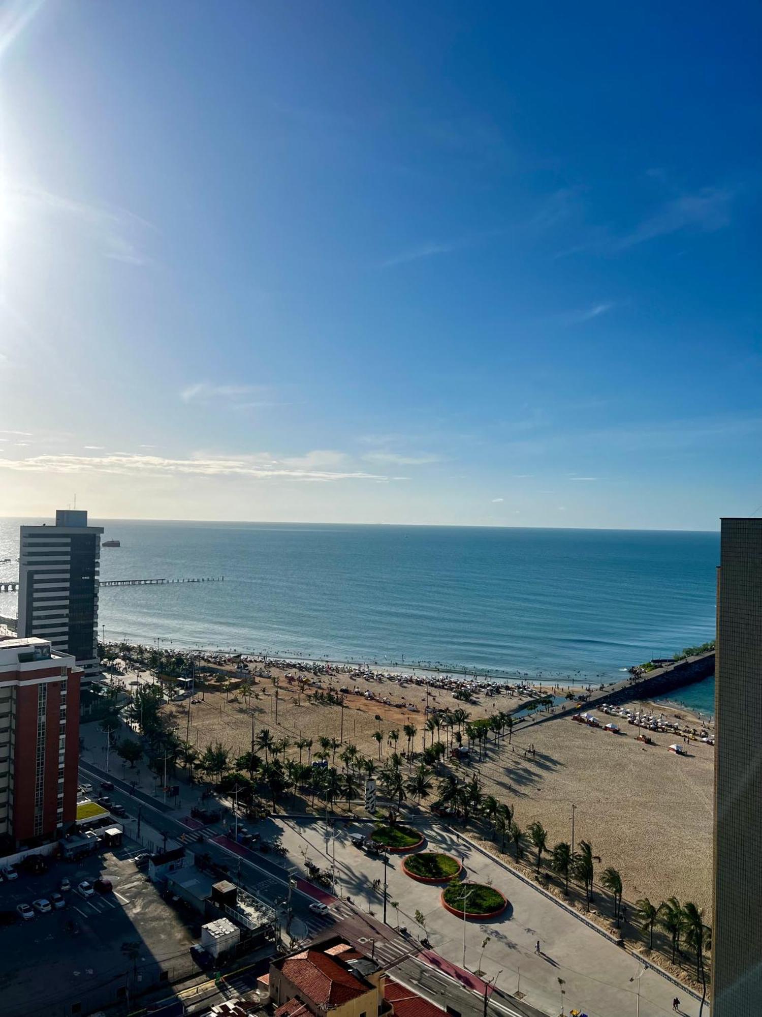 Flat Praia De Iracema Vista Mar 福塔雷萨 外观 照片