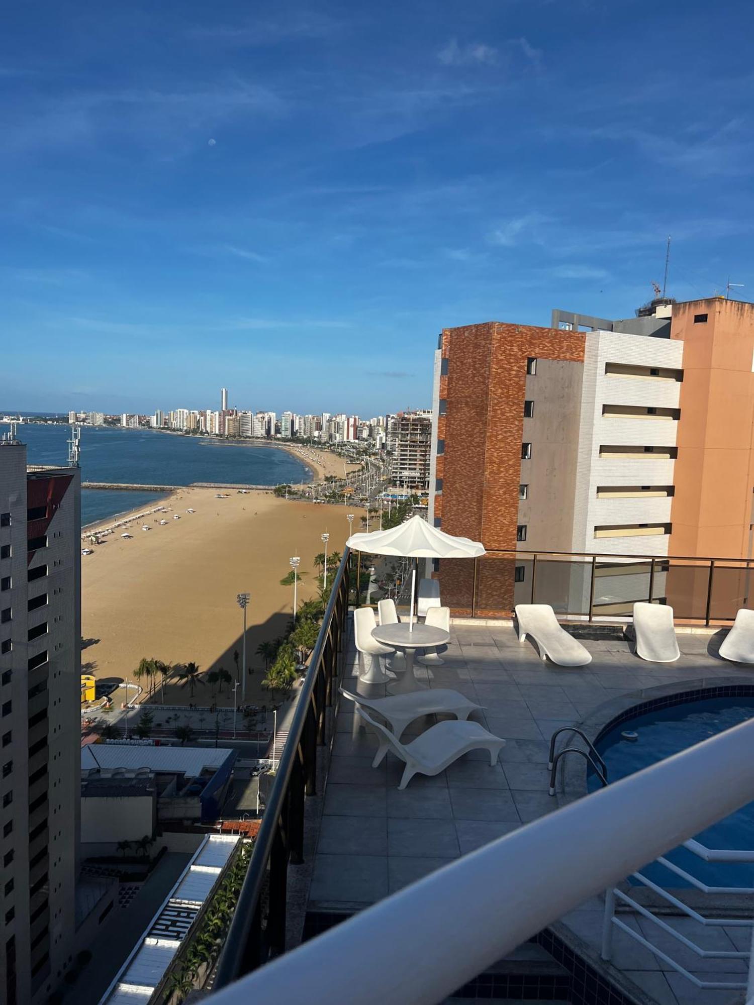 Flat Praia De Iracema Vista Mar 福塔雷萨 外观 照片